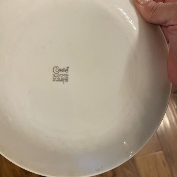 Corelle Corning Golden Butterfly Luncheon Plates 8.5, vintage set of 6 - Picture 5 of 5